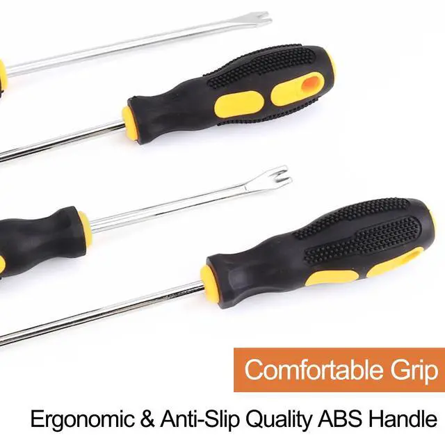 Alt view image 3 of 6 - Staple Remover for Upholstery and Construction Heavy Duty Tack Puller, Industrial Upholstery Tool for Home Improvement, , Floor, Carpet, Carton (3 in 1 Kit)