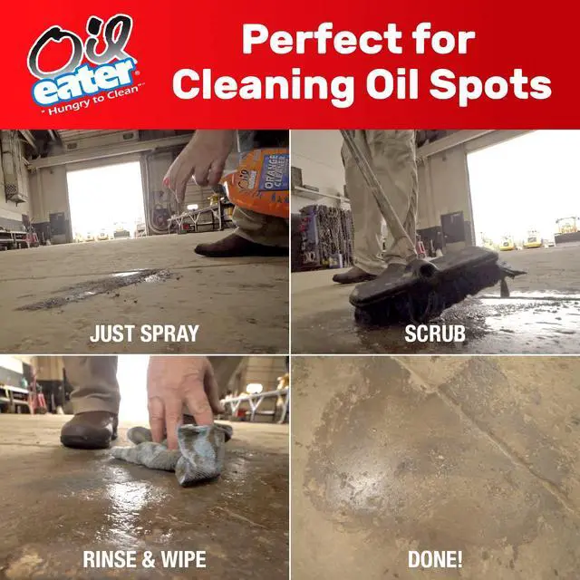 Alt view image 3 of 7 - Orange Cleaner Degreaser, 1-Gallon Concentrate for Oil Removal, Grease Stains and Heavy Duty Automotive, Outdoor, Floor Cleaning, Grease & Gunk