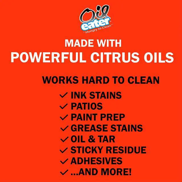 Alt view image 6 of 7 - Orange Cleaner Degreaser, 1-Gallon Concentrate for Oil Removal, Grease Stains and Heavy Duty Automotive, Outdoor, Floor Cleaning, Grease & Gunk