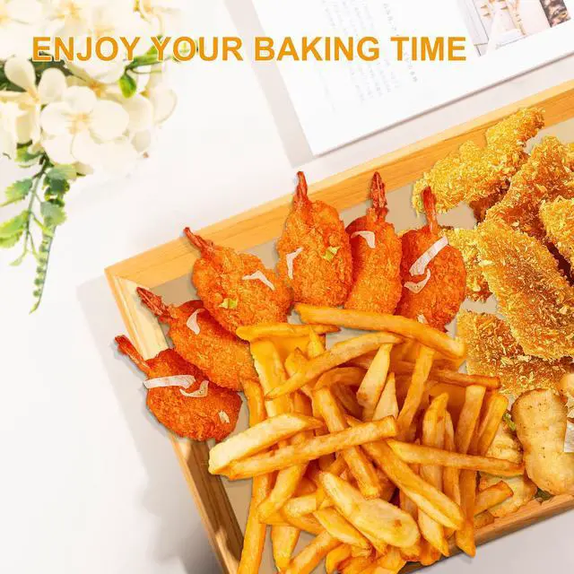 Alt view image 4 of 7 - 200 Pcs Parchment Paper Sheets 9 x 13 Inches, Precut Parchment Paper for Baking, Air Fryer Disposable Paper Liner, HOFHTD Non-Stick Cooking Papers for Grilling, Frying, Steaming
