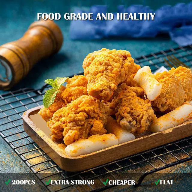 Alt view image 6 of 7 - 200 Pcs Parchment Paper Sheets 9 x 13 Inches, Precut Parchment Paper for Baking, Air Fryer Disposable Paper Liner, HOFHTD Non-Stick Cooking Papers for Grilling, Frying, Steaming