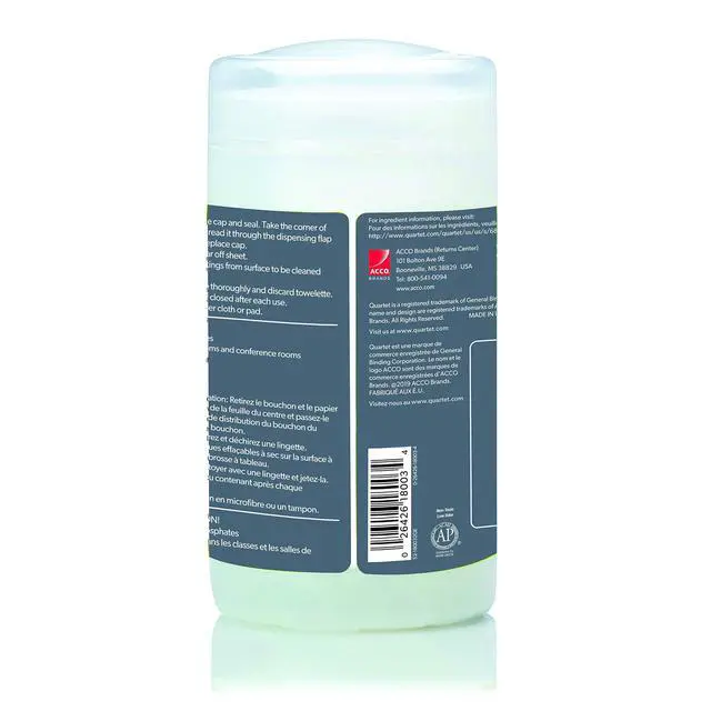 Alt view image 2 of 3 - Dry Erase Cleaning Wipes, 70 Sheets, Non-Toxic Disposable Whiteboard Wipes, Low-Odor (52-180032Q),70 Wipes