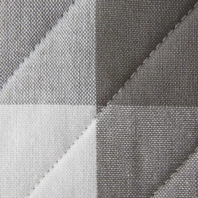 Alt view image 3 of 7 - Gingham Check Kitchen Collection, Gray, Potholder Set