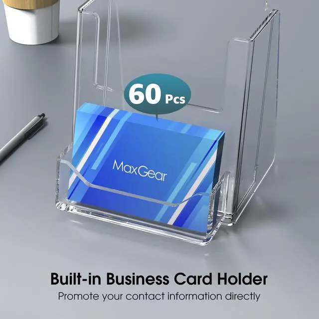 Alt view image 4 of 7 - Brochure Holder 4x9 2 Pack