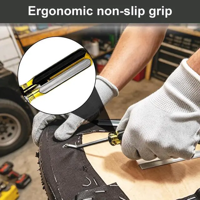 Alt view image 6 of 7 - Heavy Duty Upholstery Staple Remover,Construction Staple Puller Tack Lifter Tool for Carpet, Furniture, Floor, Photo Frame, Wooden Surfaces for Removing Nails,Staples,and Tacks (2 pcs)