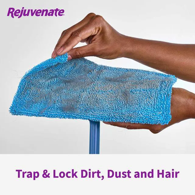 Alt view image 2 of 7 - Microfiber Sweeper Pads, Fit Swiffer Sweeper Mops for A Sustainable Alternative to Disposable Cleaning Pads, Trap Dirt, Dust and Hair and Remove Dirt and Grime, 5 Count