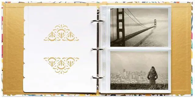 Alt view image 5 of 5 - Binder Page Protectors for 4x6 Recipe Cards or Photos (50 Count)