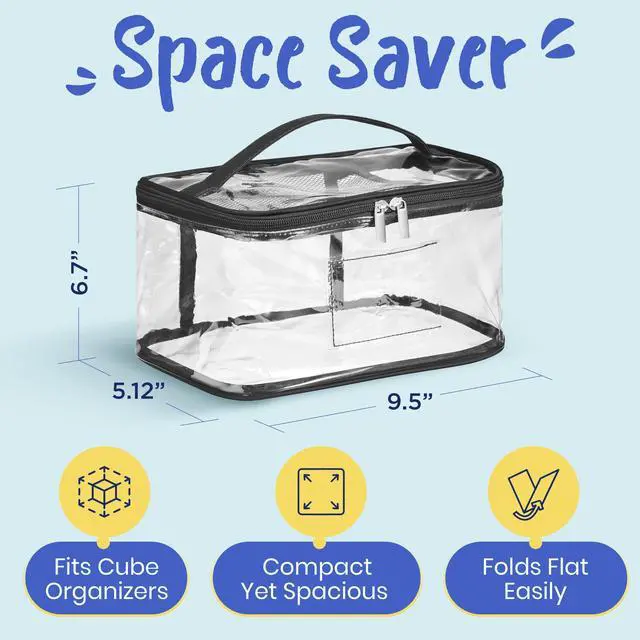 Alt view image 2 of 6 - Clear Storage Bags, 6 Pack - Zippered Small Organizers For Toys, Puzzles, Blocks, Craft Supplies, Durable Puzzle Zipper Case Containers for Organizing, Travel, Seasonal, Kids Room Bag Organizer