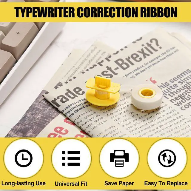 Alt view image 5 of 6 - 6 Pcs Correction Tapes, Lift-Off Typewriter Correction Ribbon for Office & Home Use(6.5m x 7mm Each)