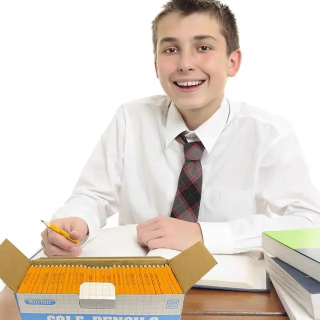 Alt view image 6 of 6 - Golf Pencils, #2 HB, Pre-Sharpened, 320 Count Bulk Pack