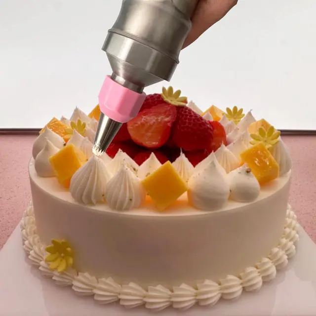 Alt view image 5 of 7 - Dessert Decorating Piping Syringe Set Cake Decorating Tool