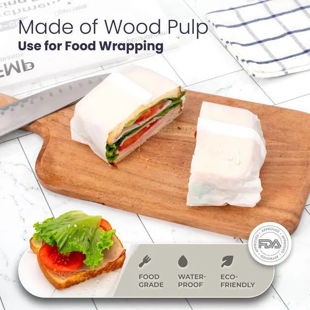 Alt view image 4 of 7 - 250 Pcs Parchment Paper Baking Sheets, 9 x 13 inch Pre-Cut Non Stick 1/4 Size White Oven Paper for Cooking, Baking Cookie, Steaming, Grilling Rack, Air Fryer