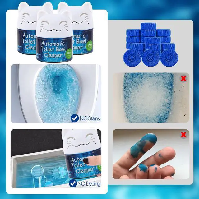 Alt view image 3 of 6 - Simple Life Toilet Bowl Cleaner | Automatic Long-Lasting Toilet Bowl Cleaner Tablets | Easy-To-Use, Septic Safe Toilet Cleaner in Bottle | Powerfully Cleans and Prevent Stain Build Up | 3 Count