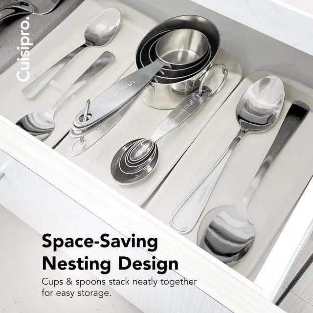 Alt view image 3 of 7 - Odd-Size Measuring Spoon SS 5pc Set