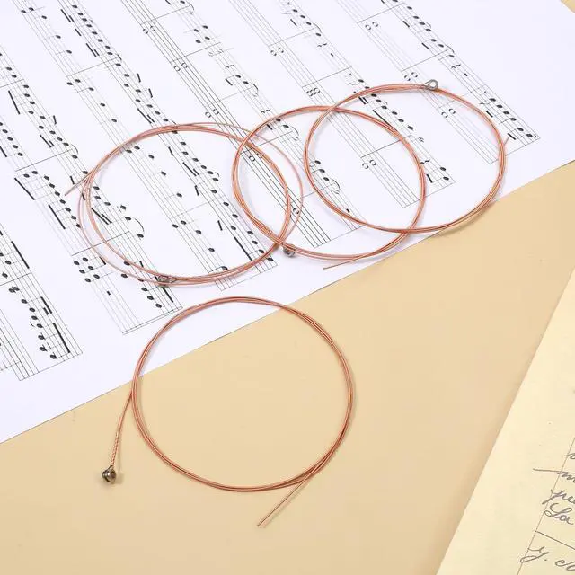 Alt view image 7 of 7 - 5 Pack Acoustic Guitar G Strings, Acoustic Guitar Strings Well Balanced Light Tension Replacement Steel String Resistant Rust Prevent Brass Acoustics Tone for BeginnersG-3rd
