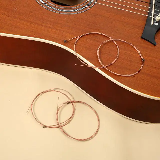 Alt view image 4 of 7 - 5 Pack Acoustic Guitar G Strings, Acoustic Guitar Strings Well Balanced Light Tension Replacement Steel String Resistant Rust Prevent Brass Acoustics Tone for BeginnersG-3rd