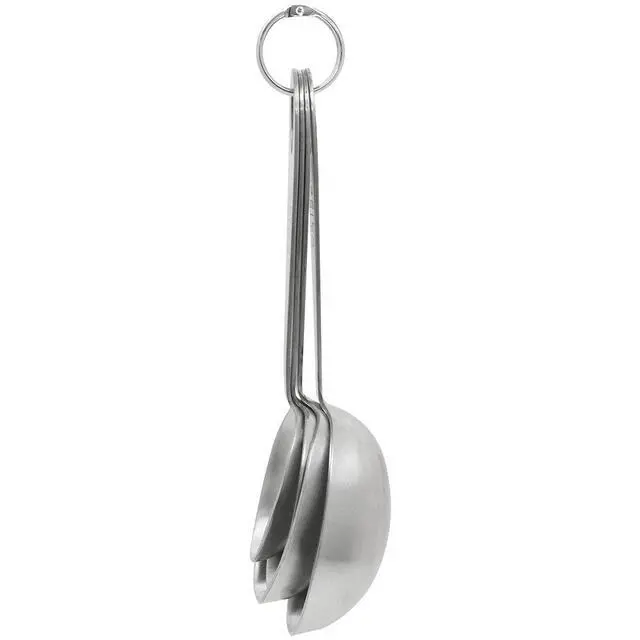 Alt view image 2 of 6 - MPC4 4-Piece Stainless Steel Measuring Scoop Set,Silver, 9 inches long
