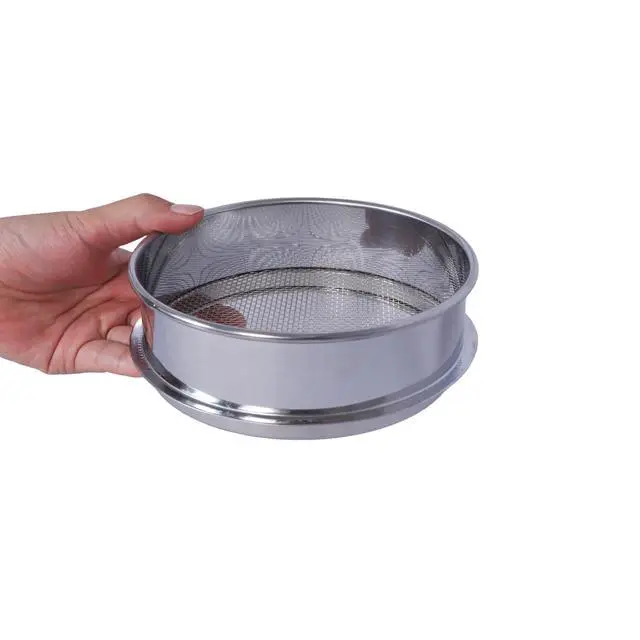 Alt view image 3 of 5 - 3 Pcs Lab Sieves6 Inch Diameter Test Sifter 10Mesh2.19mm80Mesh0.217mmand 200 Mesh0.077mm