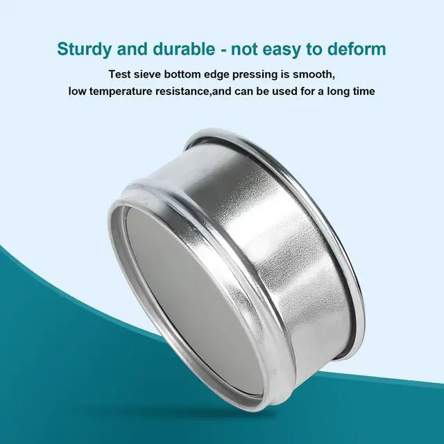 Alt view image 4 of 7 - 304 Stainless Steel Mesh Lab Sieve, 325 Mesh (0.045mm) Aperture Test Sieve, 4inch(10cm) Economy Standard Analysis Sample Test Sieves for Industrial Laboratory Homes