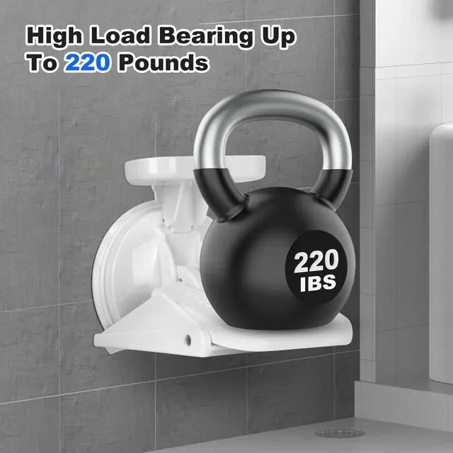 Alt view image 5 of 7 - Shower Foot Rest Suction Cup,Shower Shaving Foot Rest with Powerful Suction Cup,Shower Leg Shaver Stand,Collapsible Suitable for Small Space