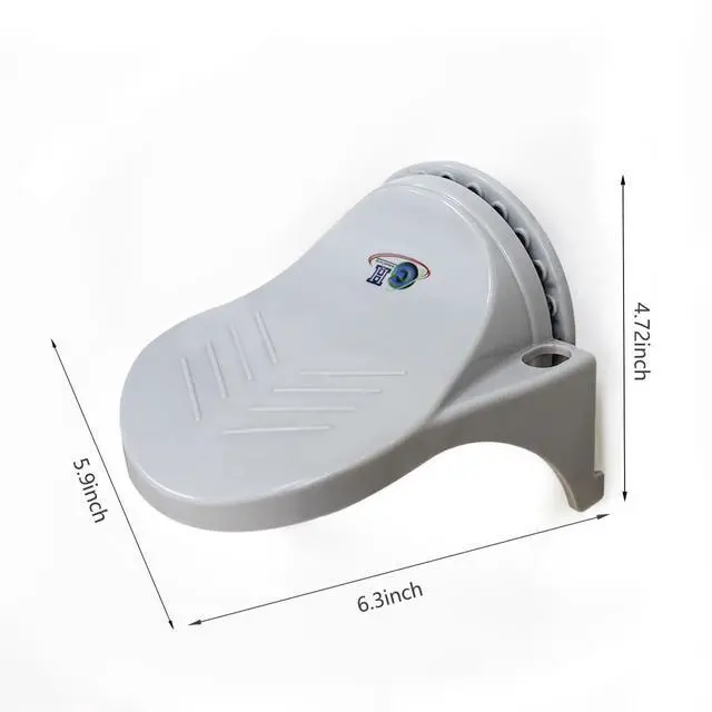 Alt view image 4 of 6 - Shaving Legs Non Slip Powerful Suction Cup Step aid Portable Stool for Inside Shower -Gray