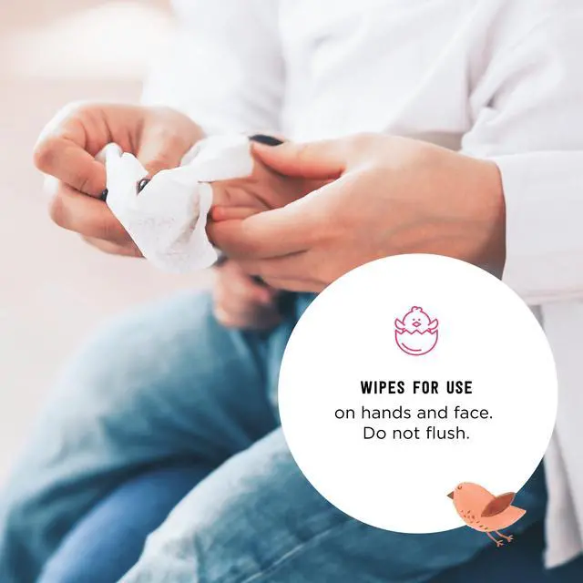 Alt view image 4 of 7 - Mama Bear Baby Hand & Face Wipes, Unscented, Fragrance Free, Cleansing, Formulated without Parabens and Phthalates, 180 Count (9 Packs of 20)