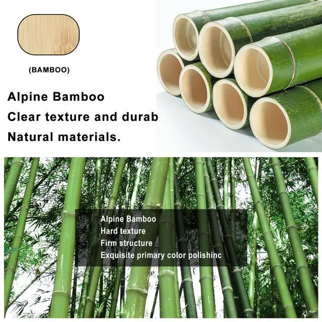 Alt view image 3 of 7 - Bamboo Wine Glass Rack, White, 3 to 9 capacities, Under Cabinet Mounted