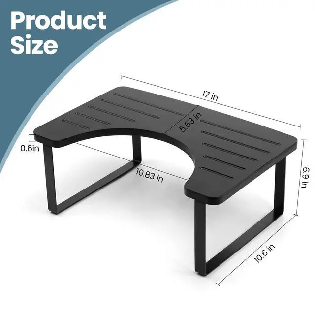 Alt view image 2 of 6 - Bamboo Toilet Stool,Potty for Pooping,Portable Squatting Pan with Dual Anti Slip Design,Bathroom Stools,Poop Stool for Bathroom,Toilet Step,Toilet Stools for Pooping,Bamboo Articles(Black)
