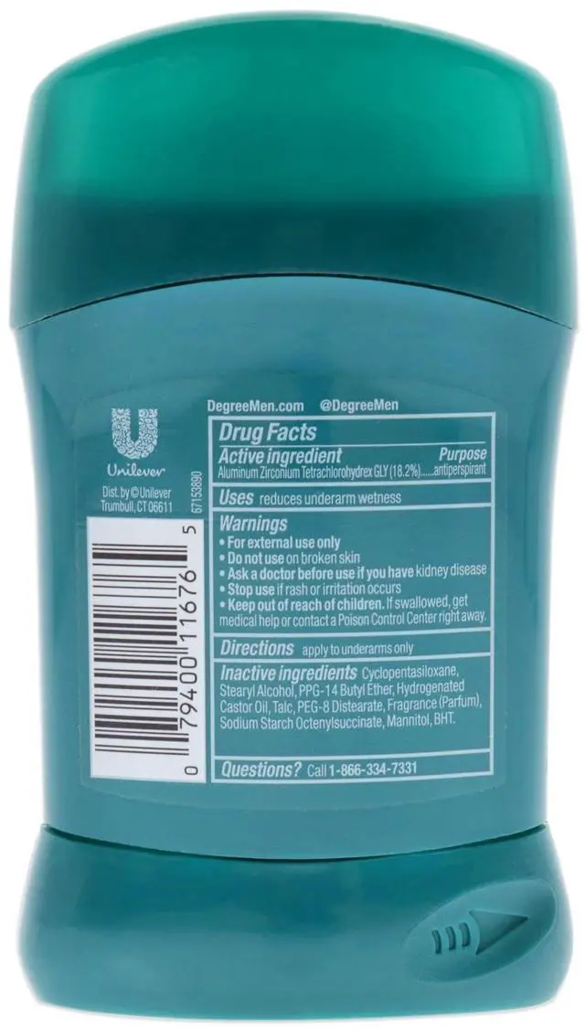 Alt view image 2 of 2 - Dry Protection Antiperspirant & Cool Rush Deodorant Stick for Men, 1.7 Ounce