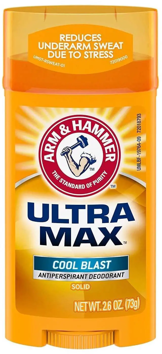 Main image of Ultra MAX Deodorant- Cool Blast- Solid - 2.6oz- Made with Natural Deodorizers