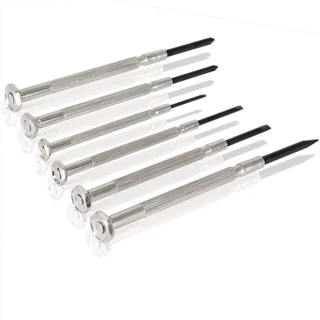 Alt view image 5 of 7 - 6PCS Mini Screwdriver Set, Small Professional Repair Tool Kit with 6 Different Size Flathead and Phillips Screwdrivers, Precision Screwdriver Sets for Jewelry, Watch, iPhone, Eyeglass Repair