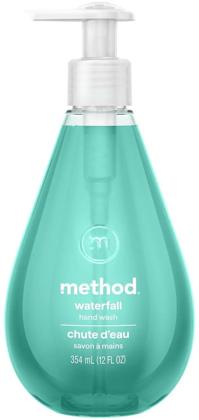 Main image of Gel Hand Wash, Waterfall - Made without Parabens, for Kitchen & Bathroom, Cruelty-Free, Notes of Water Lily & Sandalwood, 12 fl oz