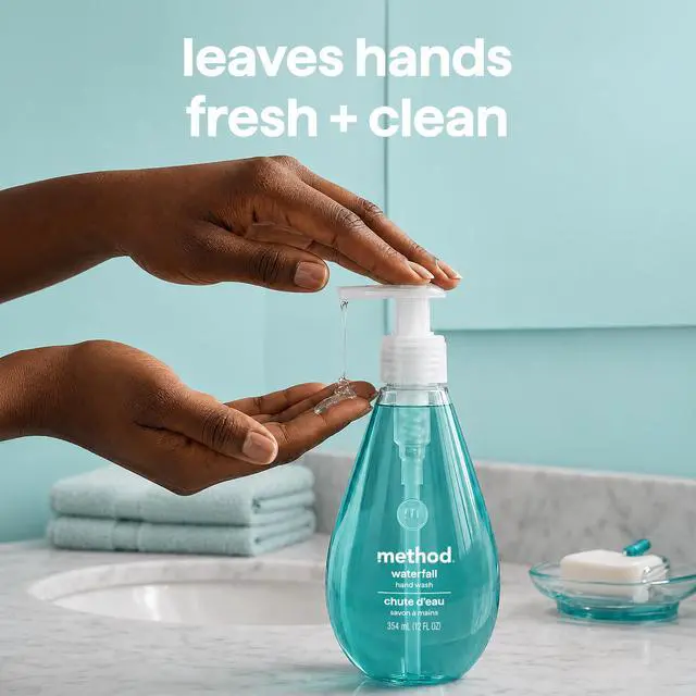 Alt view image 6 of 7 - Gel Hand Wash, Waterfall - Made without Parabens, for Kitchen & Bathroom, Cruelty-Free, Notes of Water Lily & Sandalwood, 12 fl oz