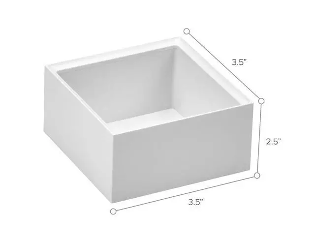 Alt view image 7 of 7 - Office Konnect Desk Organizer Accessory Tray, Stacks for Desktop Storage, White