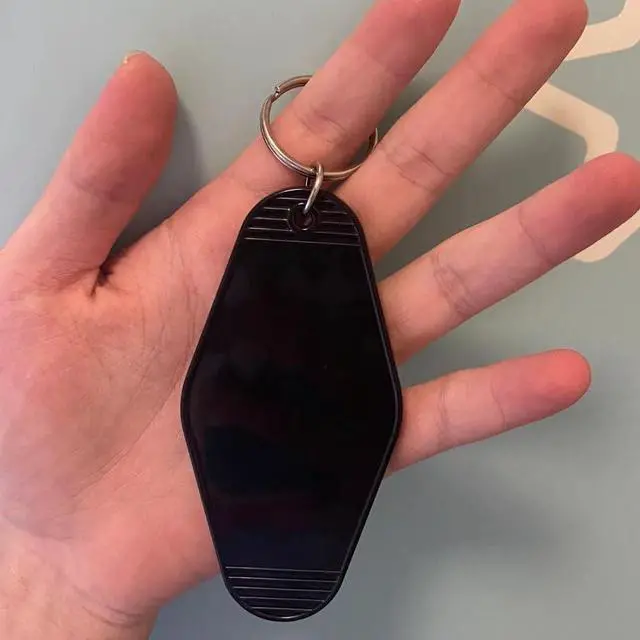 Alt view image 6 of 6 - Golf Cart Keychain Plastic Retro Motel Golf Cart Key Chain for Women Men