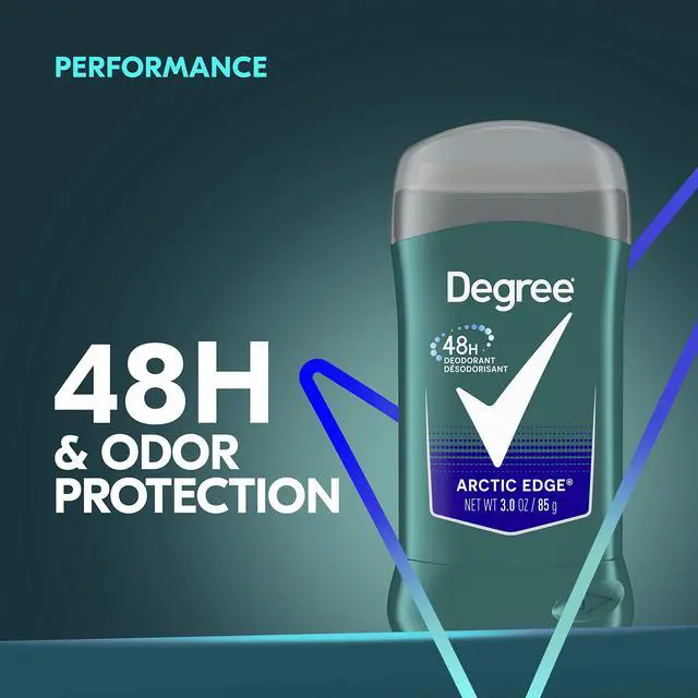 Alt view image 6 of 7 - Men Original Deodorant 48-Hour Odor Protection Arctic Edge Deodorant For Men 3 oz, Twin Pack