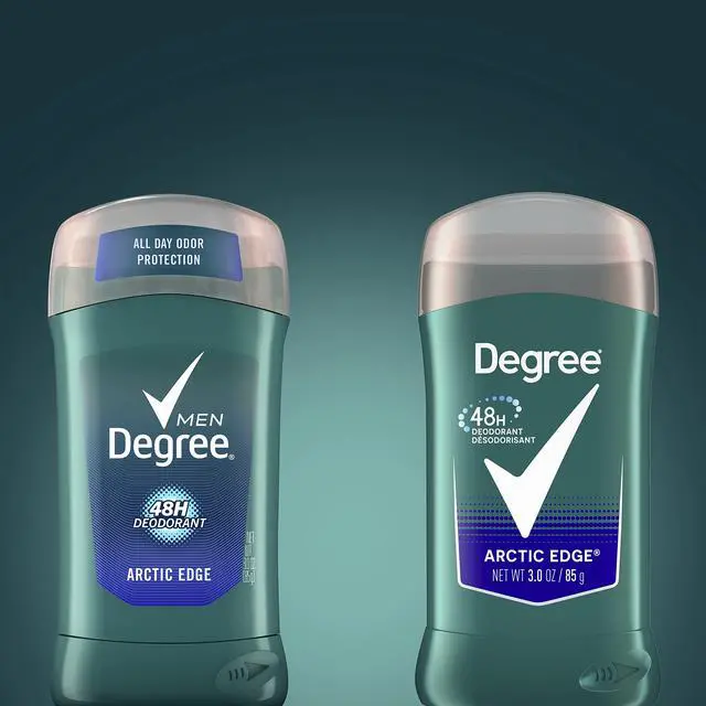 Alt view image 7 of 7 - Men Original Deodorant 48-Hour Odor Protection Arctic Edge Deodorant For Men 3 oz, Twin Pack