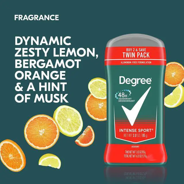 Alt view image 3 of 4 - Men Original Protection Deodorant Intense Sport 2 Count 48-Hour Odor Protection Deodorant for Men 3 oz