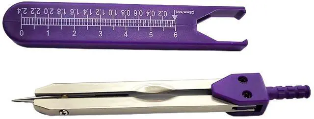 Main image of Purple EKG Calipers Measuring Tool, ECG Calipers Measuring Tool,Caliper Divider for Measuring Electrocardiographs Nurse Or Doctor Electrocardiogram Measuring Tool for Nursing,Calipers,Digital Calipers