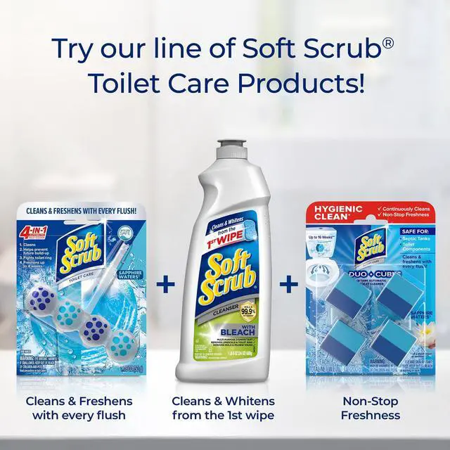 Alt view image 5 of 7 - 4-in-1 Toilet Care, Sapphire Waters, 50 Gram