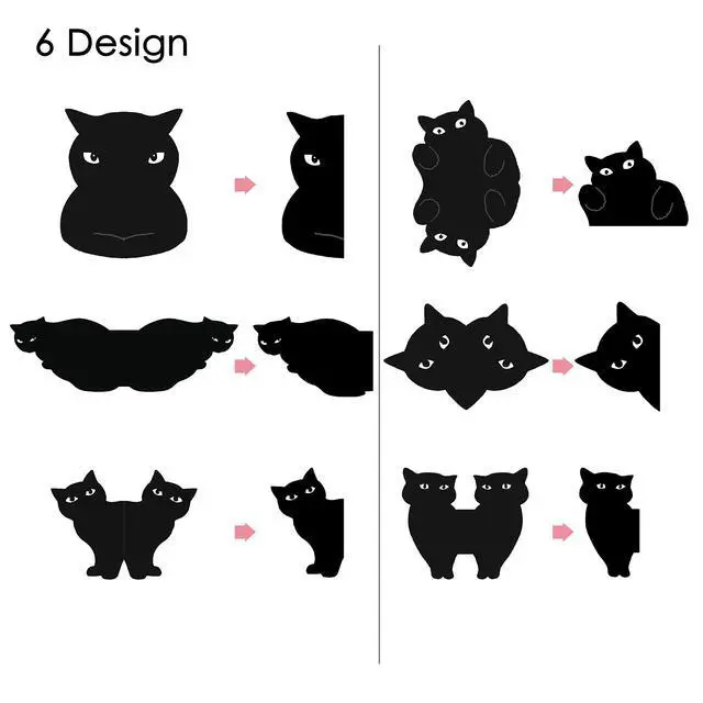 Alt view image 6 of 7 - Magnetic Bookmarks - 6 Pieces Assorted Cute Book Markers Clip Set for Women Teachers Students Book Lovers Reading, for School Office Home Supplies, Kawaii Cat Magnet Page Markers