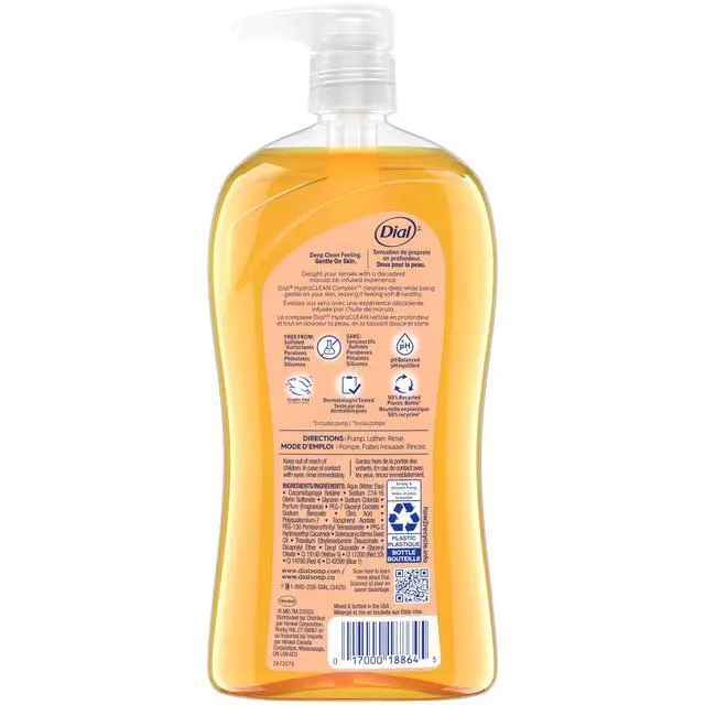 Alt view image 6 of 7 - Body Wash, Pamper & Indulge Marula Oil, 32 Fl Oz, Hydraclean Complex & Vitamin E, Gentle, Leaves Skin Feeling Nourished, Dermatologist-Tested, No Parabens & Sulfates