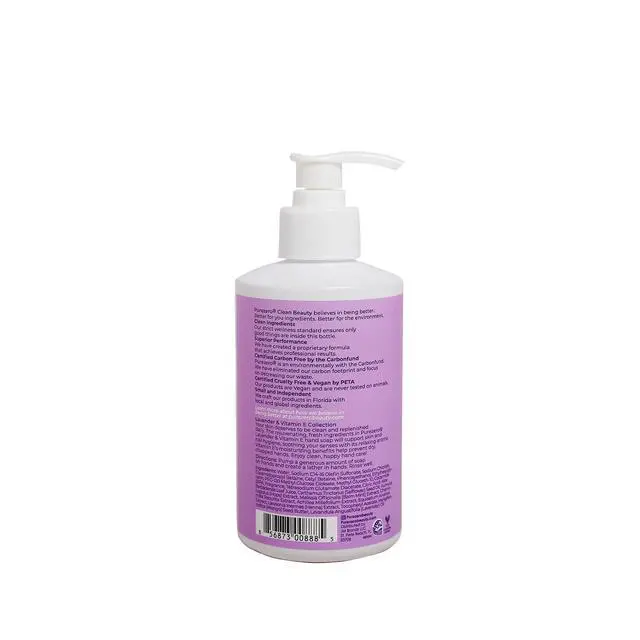 Alt view image 7 of 7 - Lavender & Vitamin E Hand Soap Soothing & Hydrating, Paraben-Free & Vegan Liquid Hand Wash for Bathroom or Kitchen, USA-Made, Cruelty-Free, 10 ounces (1 Pack)
