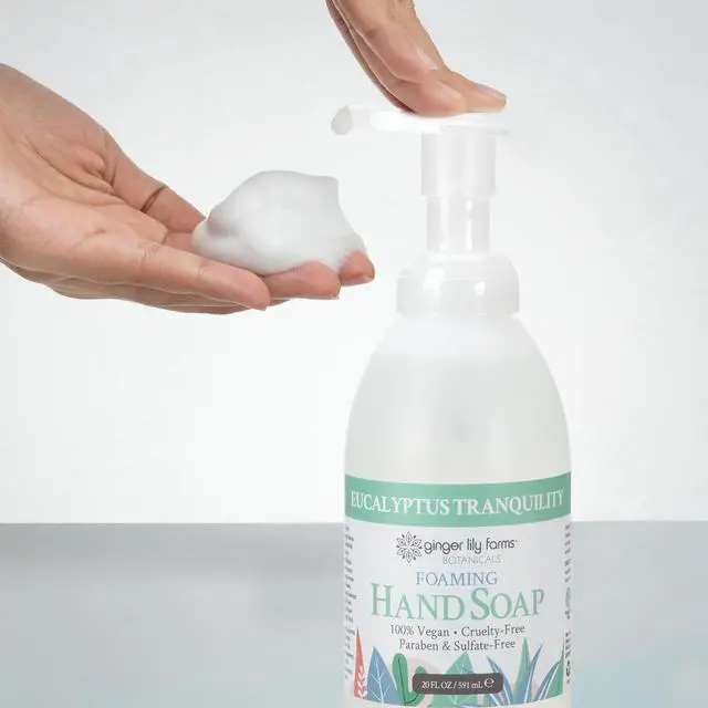 Alt view image 6 of 6 - Botanicals All-Purpose Foaming Hand Soap Refill, 100% Vegan & Cruelty-Free, Eucalyptus Tranquility Scent, 20 Fl Oz (Pack of 1)