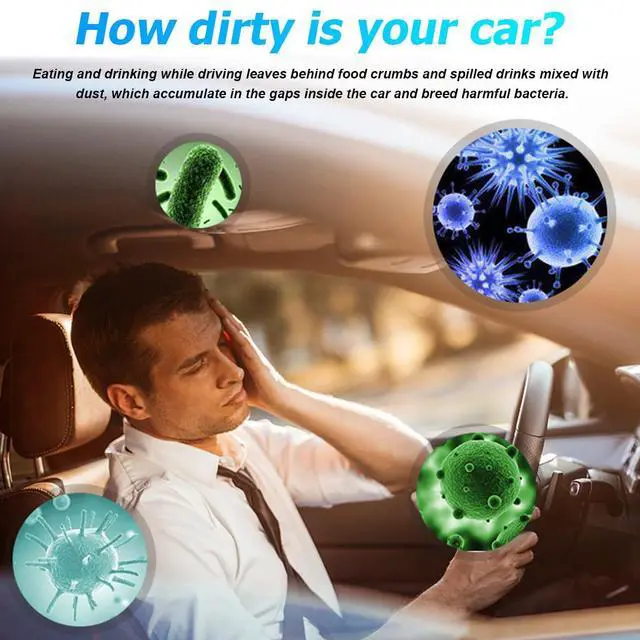 Alt view image 3 of 6 - Car Cleaning Gel, Vehicle Dust Detailing Putty Slime Cleaner Kit for Air Vent, Reusable Automotive Interior Detail Clean Mud Removal Tool, Universal for SUV Sedan Truck (Blue)