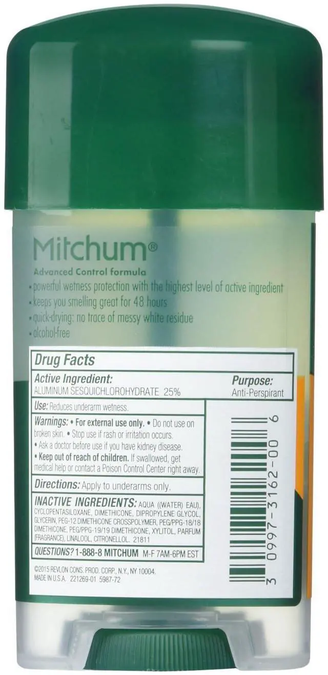 Alt view image 2 of 3 - Clear Gel Antiperspirant & Deodorant for Men, Super Sport - 2.25 oz - 2 pk