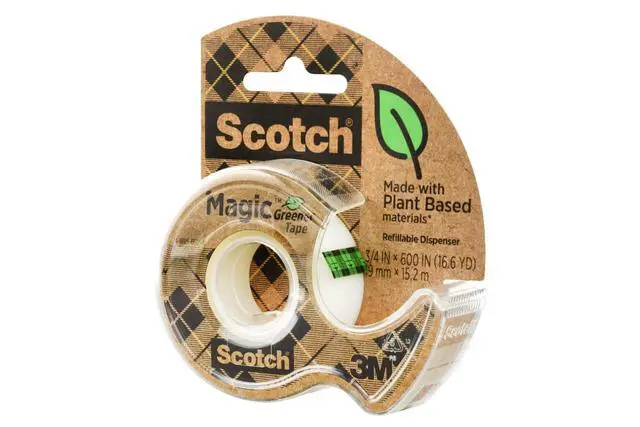 Alt view image 2 of 7 - Magic Greener Tape, 6 Rolls, Numerous Applications, Invisible Tape, Engineered for Repairing, 3/4 in. x 600 in., 6 Dispensers (6123)