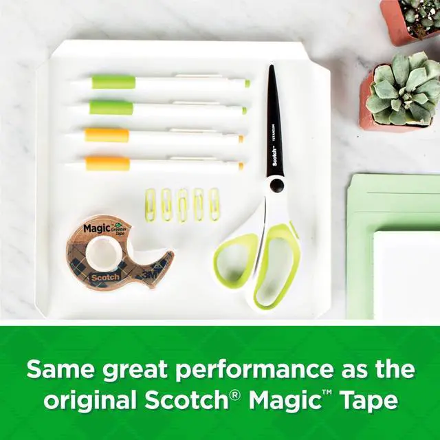 Alt view image 5 of 7 - Magic Greener Tape, 6 Rolls, Numerous Applications, Invisible Tape, Engineered for Repairing, 3/4 in. x 600 in., 6 Dispensers (6123)