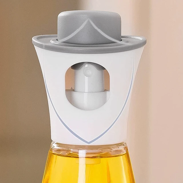 Alt view image 7 of 7 - Oil Sprayer for Cooking, 6.09oz/180ml Glass Oil Dispenser Bottle Spray Lemon Juice Sprayer forSalad, Baking, Cleaning, Plants(white)