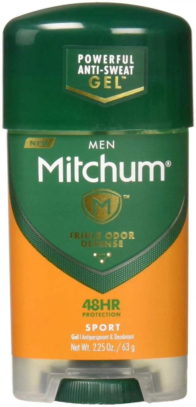 Main image of Antiperspirant Deodorant Stick for Men, Triple Odor Defense Gel, 48 Hr Protection, Dermatologist Tested, Sport,green 2.25 oz (pack of 2)